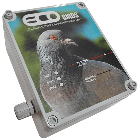 205F ECOBIRDS Centralina elettronica serie OLD per impianti fino a 200 mt - Osd gruppo Ecotech srl - Allontanamento piccioni,disinfestazione,HACCP, roditori